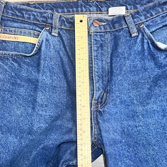 Vintage GWG Men’s Jeans (Great Western Garment) Straight Leg Denim Sz 38x30 HTF - Picture 7 of 9